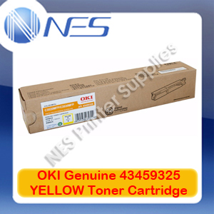 OKI Genuine 43459325 YELLOW Toner Cartridge for C3520MFP/C3530MFP (2K)